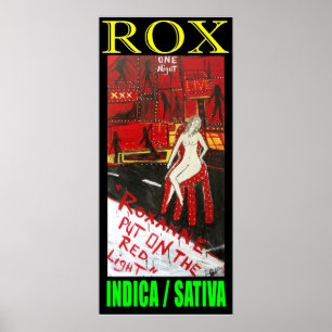AFFICHE ROX INDICA SATIVA