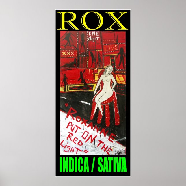 AFFICHE ROX INDICA SATIVA (Devant)