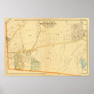Affiche Roxbury Ouest, Massachusetts