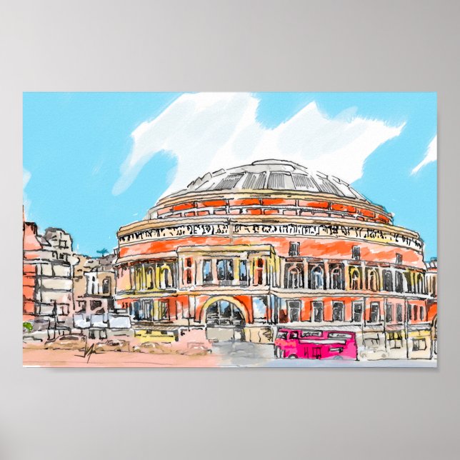 Affiche Royal Albert Hall Londres (Devant)