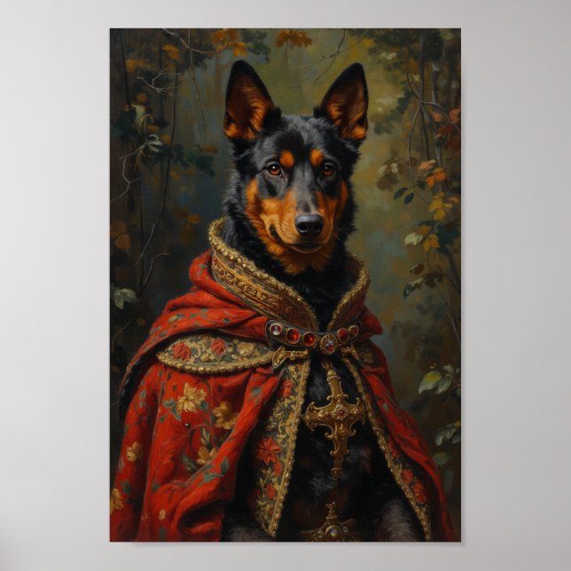 Affiche Royal Australian Kelpie Portrait (Devant)
