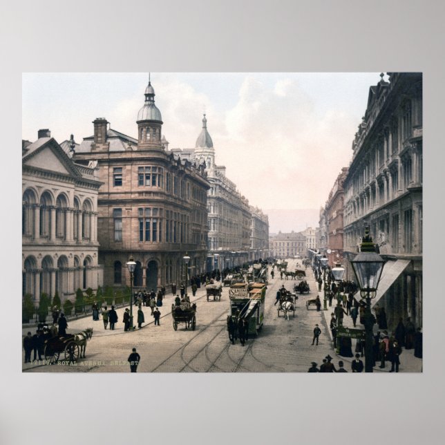 Affiche Royal Avenue, Belfast. vers 1890 (Devant)