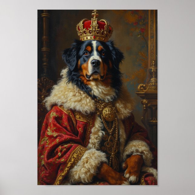 Affiche Royal Bernese Mountain Dog Portrait (Devant)