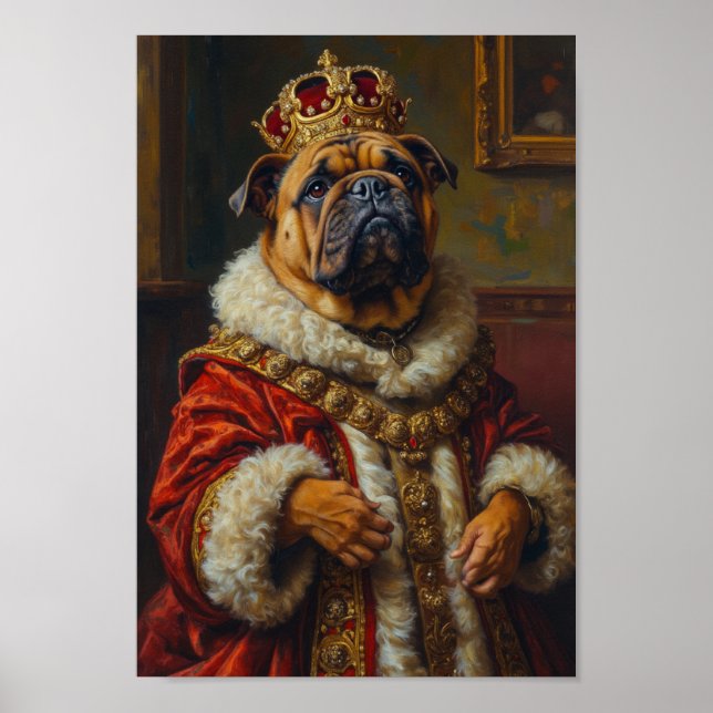 Affiche Royal Bulldog Portrait (Devant)