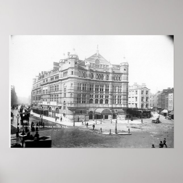 Affiche Royal English Opera House, 1891 (Devant)