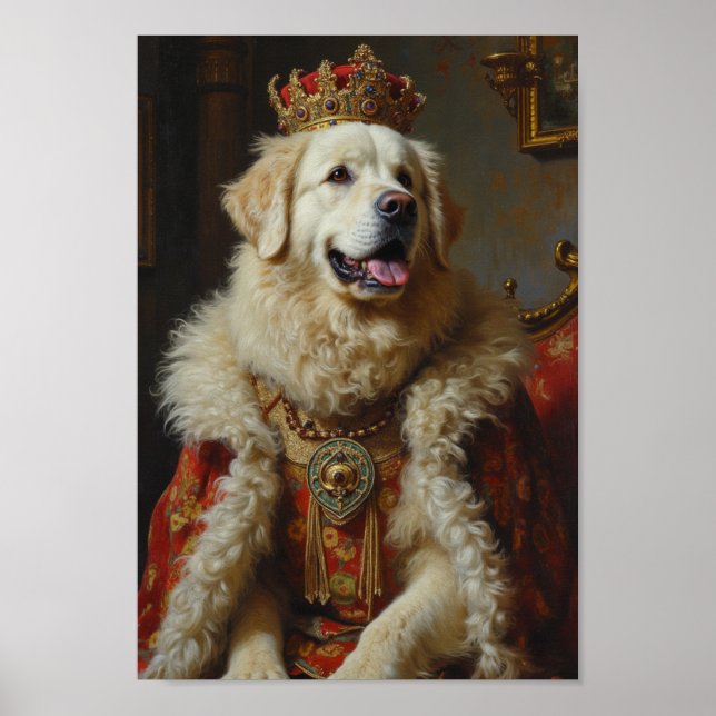 Affiche Royal Great Pyrenees Portrait (Devant)
