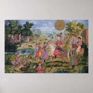 Affiche Royal Hunt, d'Ispahan, Iran