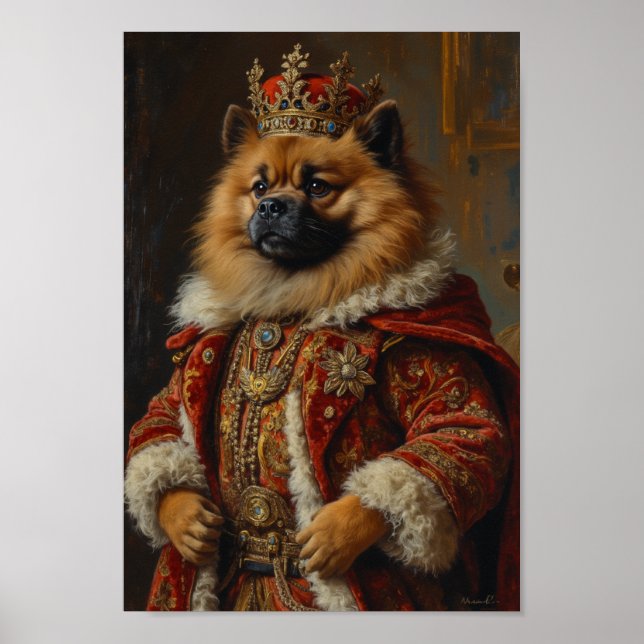 Affiche Royal Keeshond Portrait (Devant)