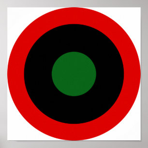 Affiche Royal Libyan Air Force Roundel (1951-1969)