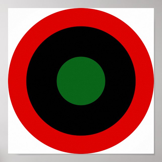 Affiche Royal Libyan Air Force Roundel (1951-1969) (Devant)