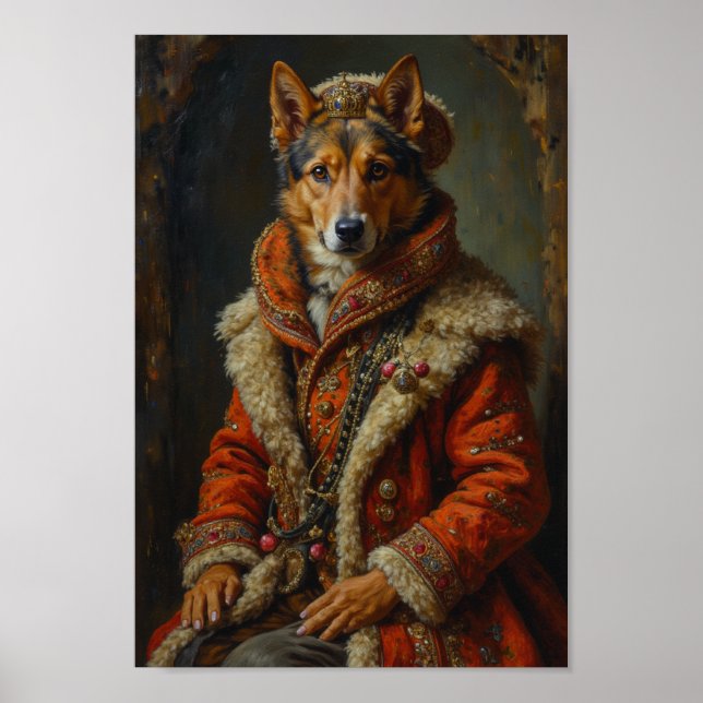 Affiche Royal Norwegian Lundehund Portrait (Devant)