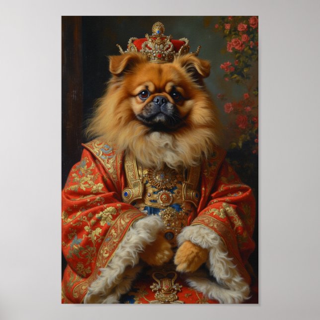 Affiche Royal Pekingese Portrait (Devant)