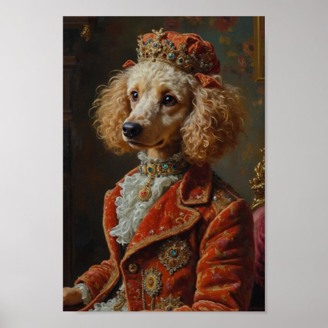 Affiche Royal Poodle Portrait (Devant)