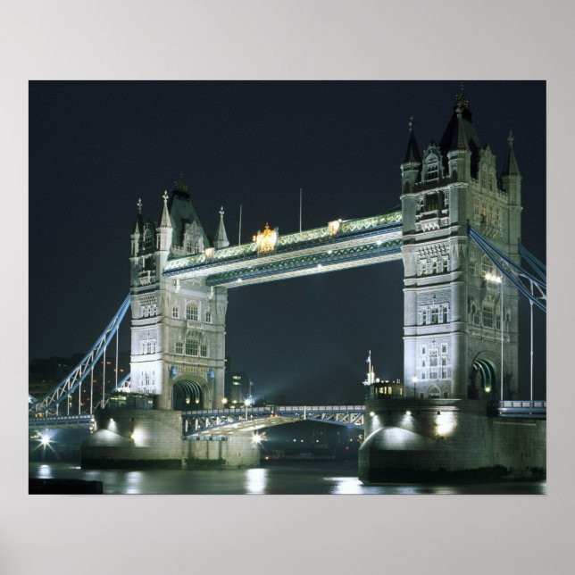 Affiche Royaume-Uni, Angleterre, Londres, Tower Bridge. (Devant)