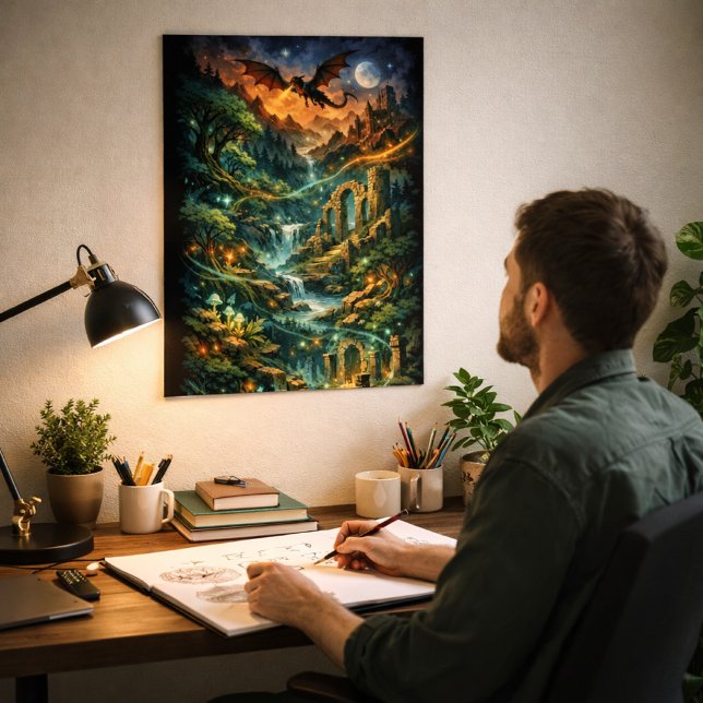Affiche Royaumes mythiques Légendes fragmentées (Créateur téléchargé)