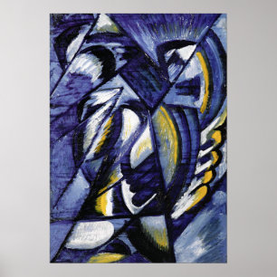 Affiche Rozanova - Bleu Sur Tin 1913