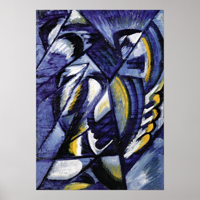 Affiche Rozanova - Bleu Sur Tin 1913 (Devant)