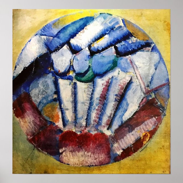 Affiche Rozanova - Composition des couleurs 1914 (Devant)