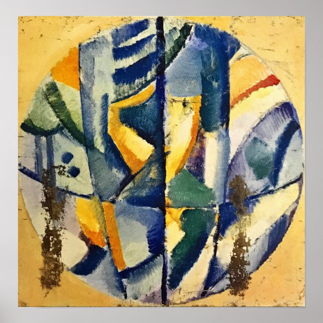 Affiche Rozanova - Composition des couleurs 1914 (Devant)