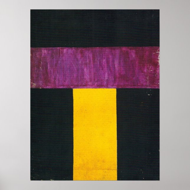 Affiche Rozanova - Composition non objective 1917 (Devant)