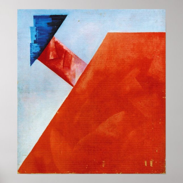 Affiche Rozanova - Composition non objective 1917 (Devant)