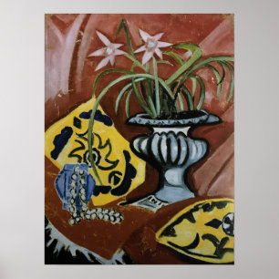 Affiche Rozanova - Nature morte Vase 1912