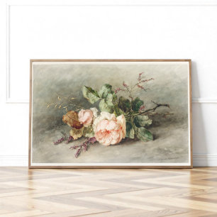 Affiche Rozen by Margaretha Roosenboom