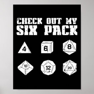 Affiche Rpg Regardez Mes Abdominaux Drôle Gamer Hommes Gar