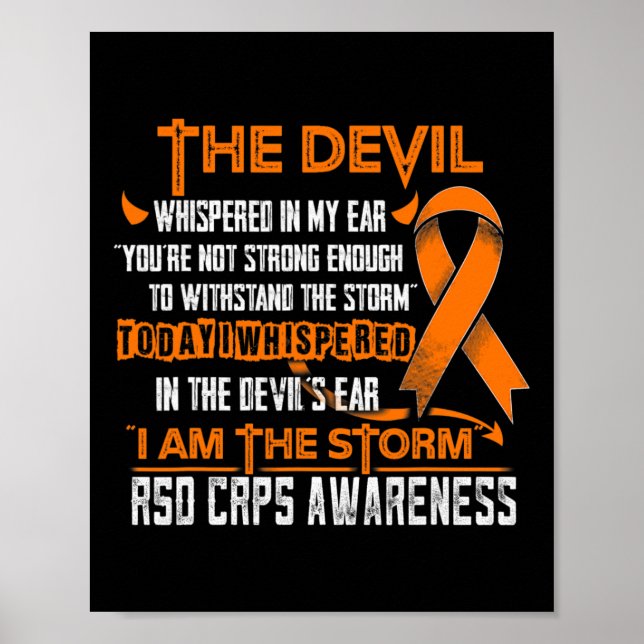 Affiche Rsd Crps Conscience Je Suis Le Diable De La Tempêt (Devant)