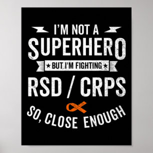 Affiche RSD CRPS Guerrier Survivant Sensibilisation Soutie