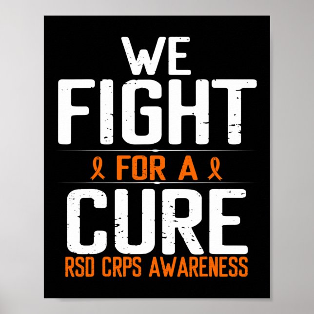 Affiche Rsd Crps Lutte De Sensibilisation Pour Un Survivan (Devant)