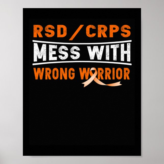 Affiche Rsd Crps Mess Avec Le Mauvais Guerrier (Devant)