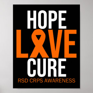 Affiche Rsd Crps Sensibilisation Espérance Amour Cure Figh
