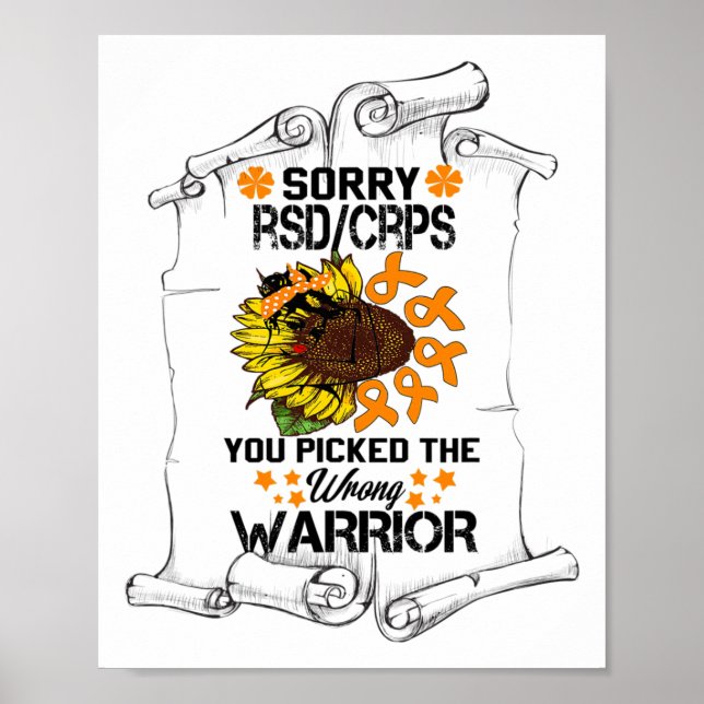 Affiche Rsd Crps Vous Avez Choisi Le Mauvais Cadeau Guerri (Devant)