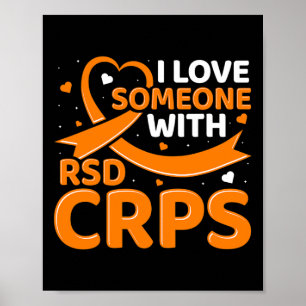 Affiche RSDCRPS Complexe de ruban orange Syndro de la doul