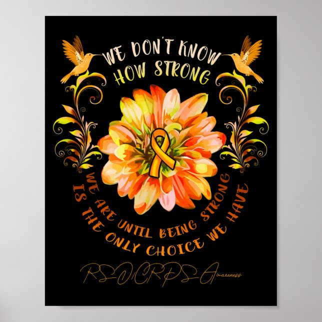 Affiche Rsrps Awareness Flower We Dont Know How Strong  (Devant)