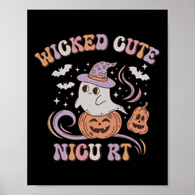 Affiche Rt Halloween Ghost Éffrayant Respiratory Therapy P (Devant)