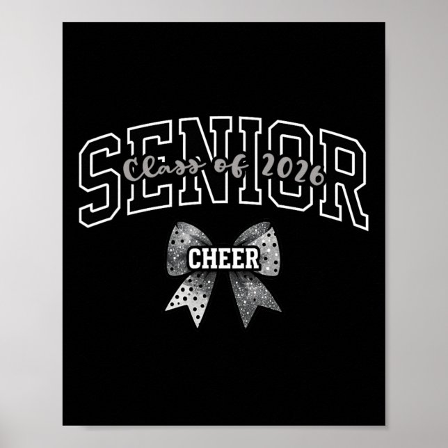 Affiche Ruban Coquette de Cheerleading Cl de 2026 (Devant)