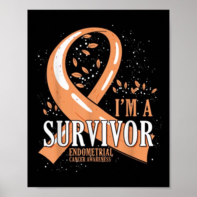 Affiche Ruban de pêche survivant du cancer Ruban de sensib (Devant)