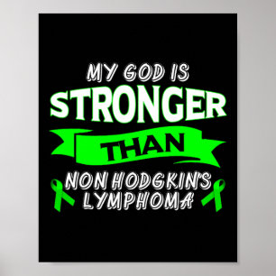 Affiche Ruban de sensibilisation au lymphome non hodgkinie