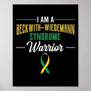 Affiche Ruban de sensibilisation au syndrome de Beckwith–w