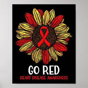 Affiche Ruban de tournesol rouge
