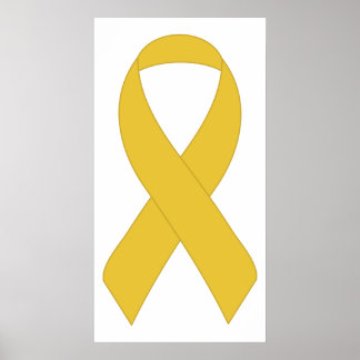 Affiche Ruban jaune simple
