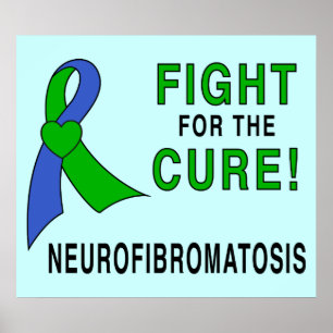 Affiche Ruban Neurofibromatose : Lutte pour la guérison !