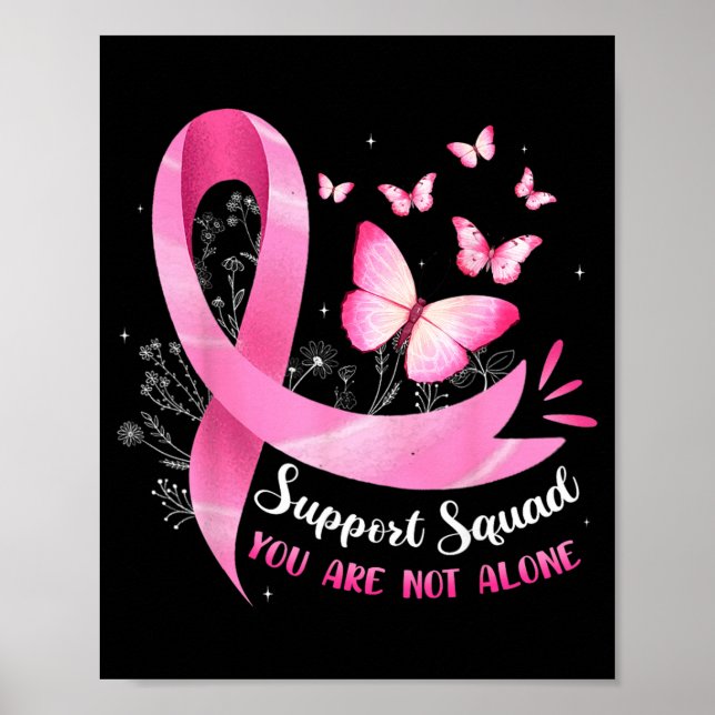 Affiche Ruban nk Suprt Squad sensibilisation au cancer du  (Devant)