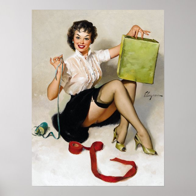 Affiche Ruban Pin Up (Devant)