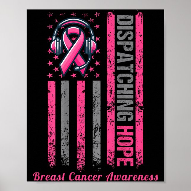 Affiche Ruban rose de sensibilisation au cancer du sein ch (Devant)