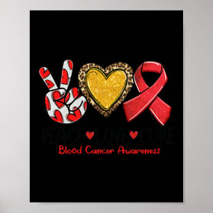 Affiche Ruban rouge pour la sensibilisation au cancer du s