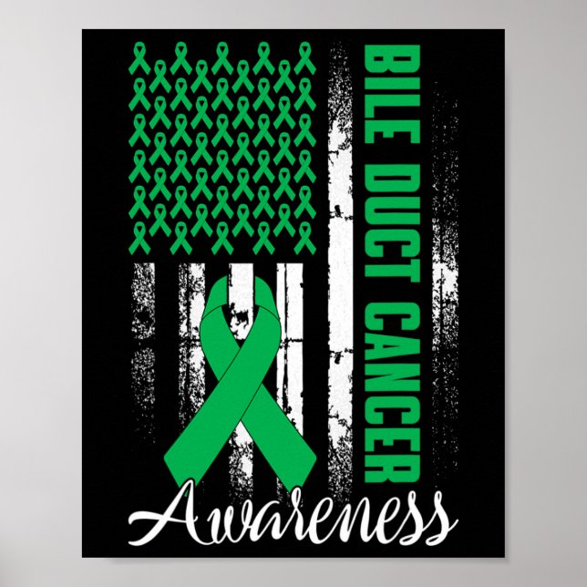 Affiche Ruban Vert Kelly de Sensibilisation au Cancer des  (Devant)