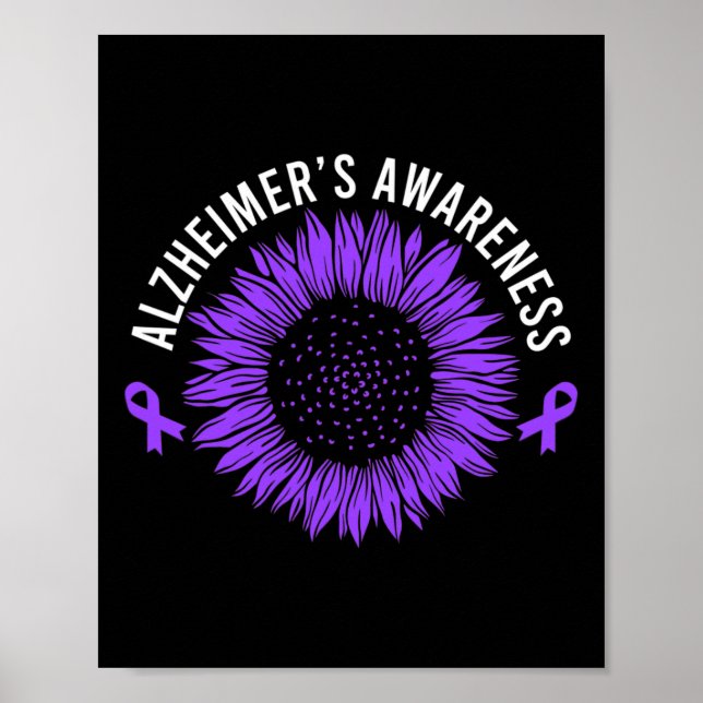Affiche Ruban Violet de Sensibilisation  (Devant)